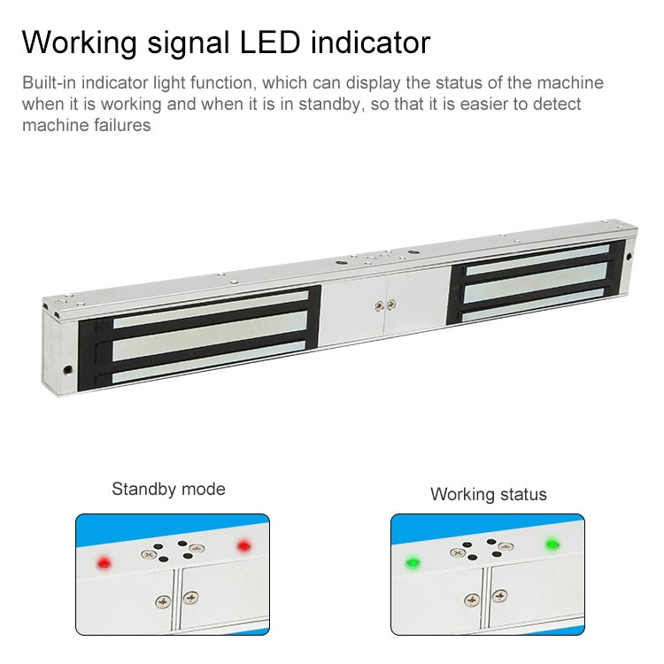 YH-280D Double Door Magnetic Lock (280kg) YH-280D Double Door Magnetic Lock (280kg)